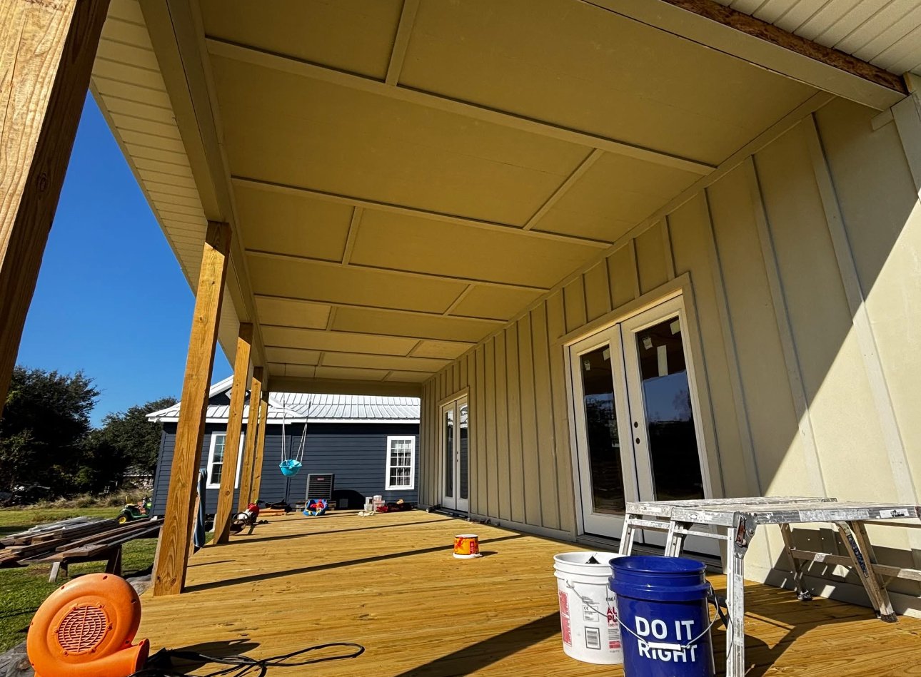 Bayou Contractors covered porch South Louisiana